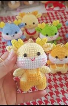 Con rồng mini size dễ thương cho các bé sinh năm rồng